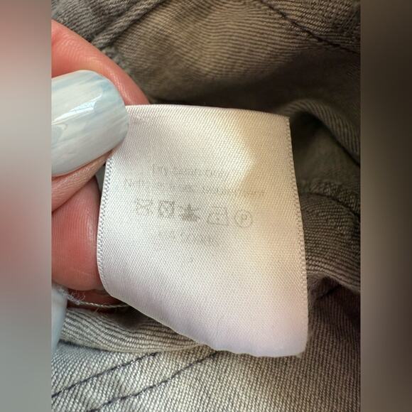 Veronica Beard Cassi Low Rise Crop Flare Grey Pants Jeans Women’s 8 - Picture 7 of 7